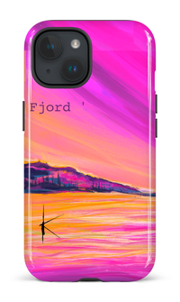 iPhone 15 Tough (Gloss) Fjord par Kristine Girard -