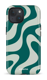 iPhone 15 Tough (Gloss) Flow Green -