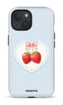 iPhone 15 Tough (Gloss) Fresa Lace Blue -
