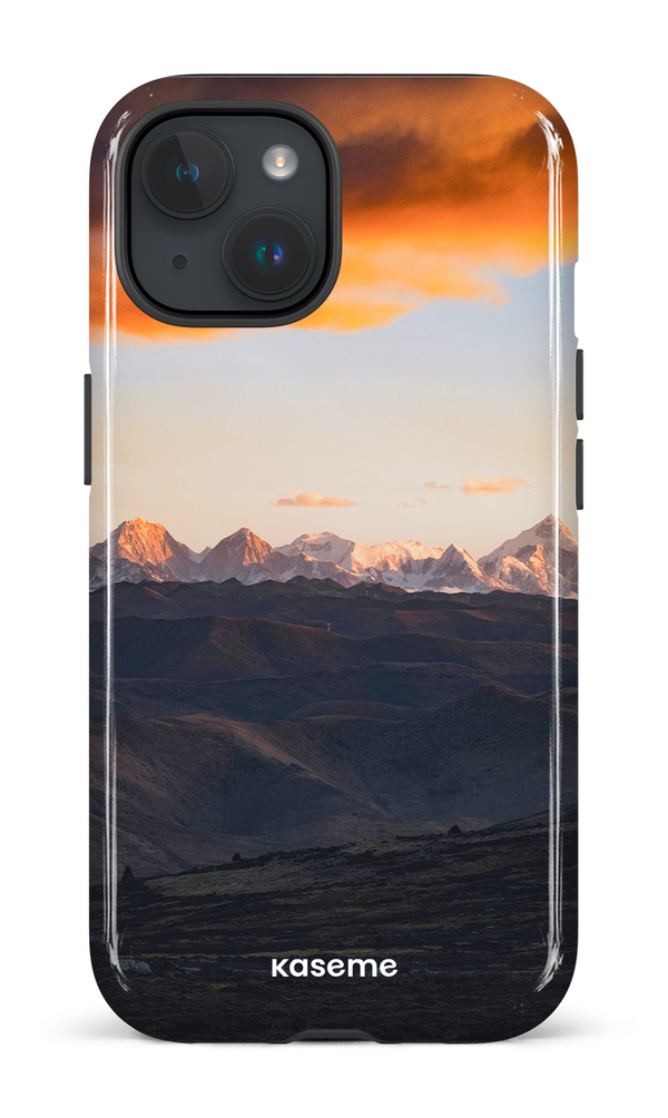 iPhone 15 Tough (Gloss) Golden Peaks -