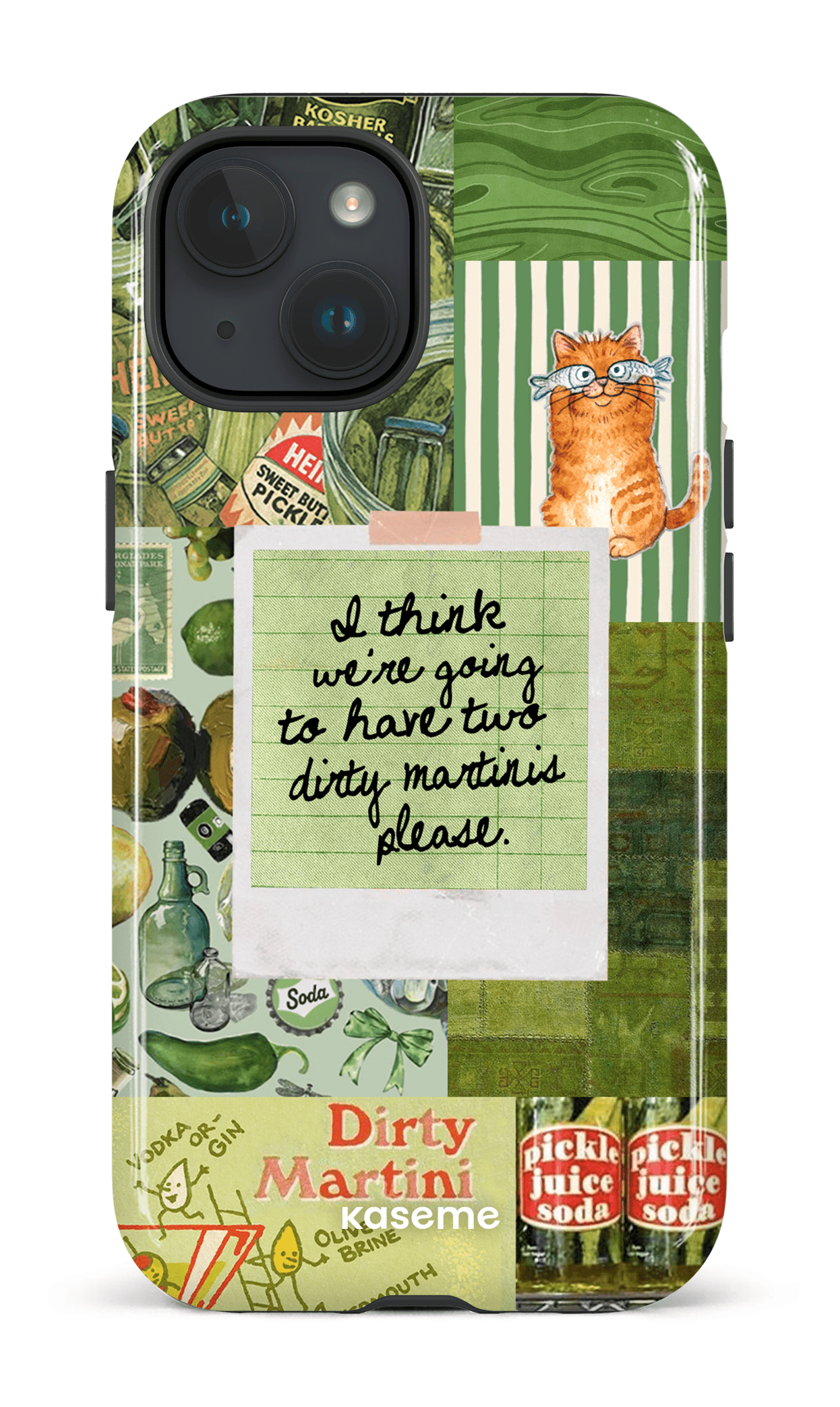 iPhone 15 Tough (Gloss) Green Hour -