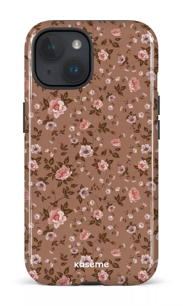 iPhone 15 Tough (Gloss) La vie en rose Mocha -