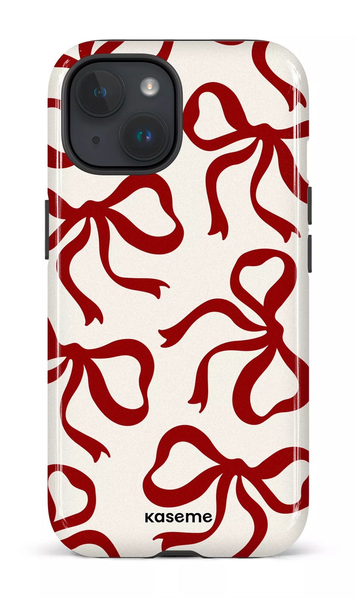 iPhone 15 Tough (Gloss) Lace Burgundy -