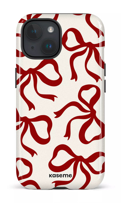 iPhone 15 Tough (Gloss) Lace Burgundy -