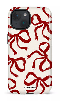 iPhone 15 Tough (Gloss) Lace Burgundy -
