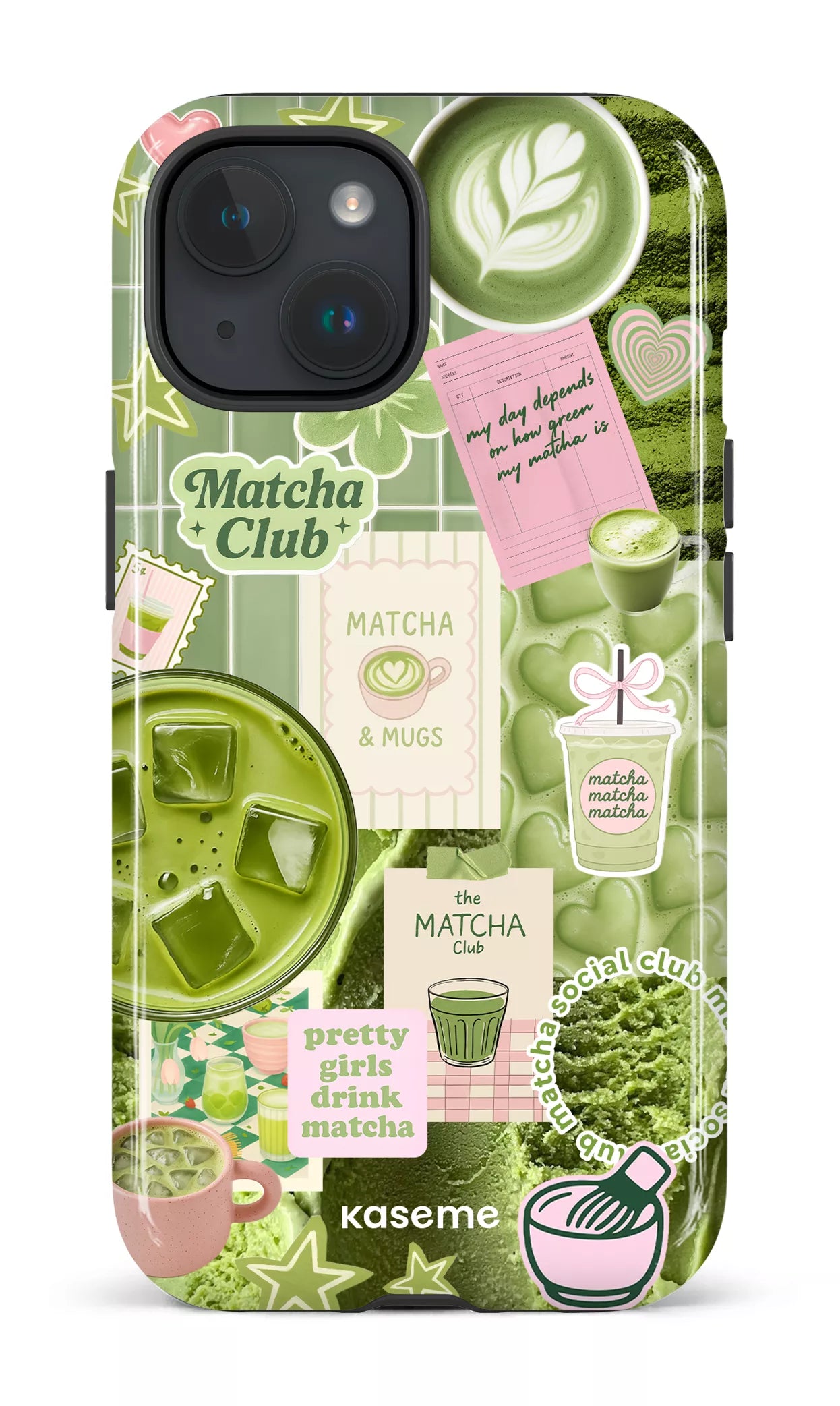 iPhone 15 Tough (Gloss) Matcha Rituals -