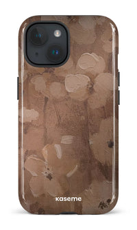 iPhone 15 Tough (Gloss) Mocha Bloom -
