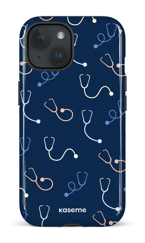 iPhone 15 Tough (Gloss) Pulse Blue -