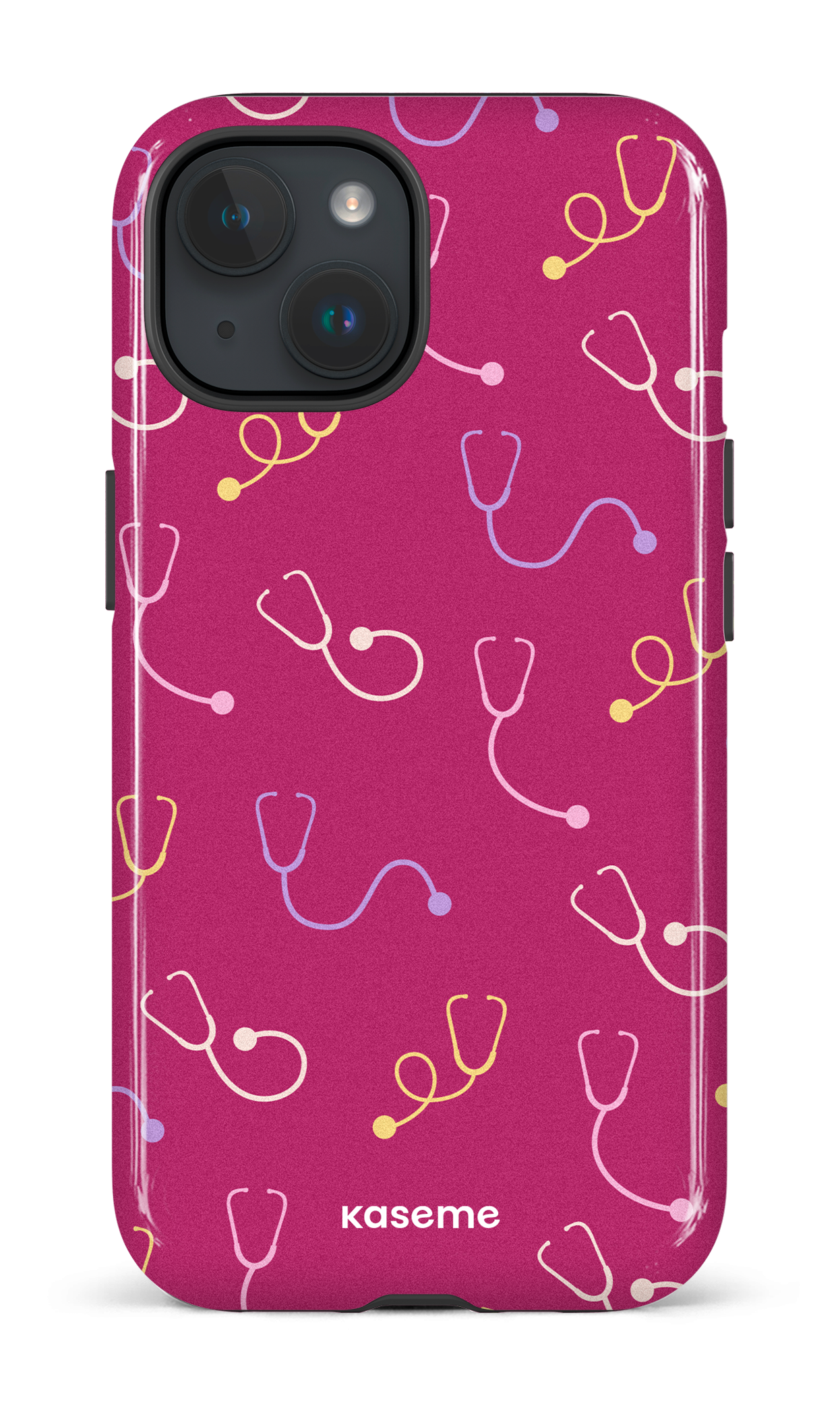 iPhone 15 Tough (Gloss) Pulse Pink -