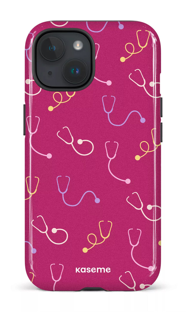 iPhone 15 Tough (Gloss) Pulse Pink -