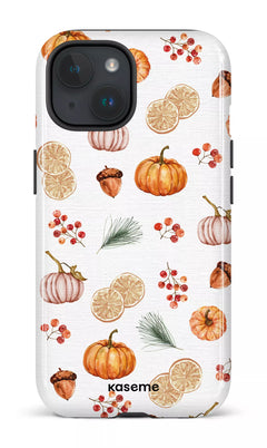 iPhone 15 Tough (Gloss) Pumpkin Garden -