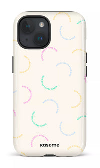 iPhone 15 Tough (Gloss) Rien n'arrive pour rien -