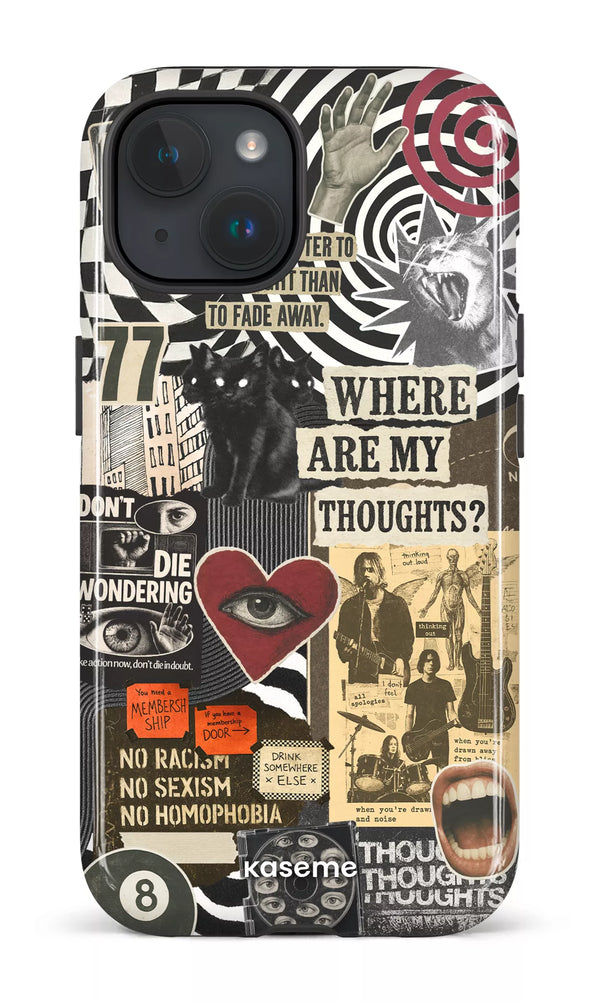 iPhone 15 Tough (Gloss) Static Feelings -