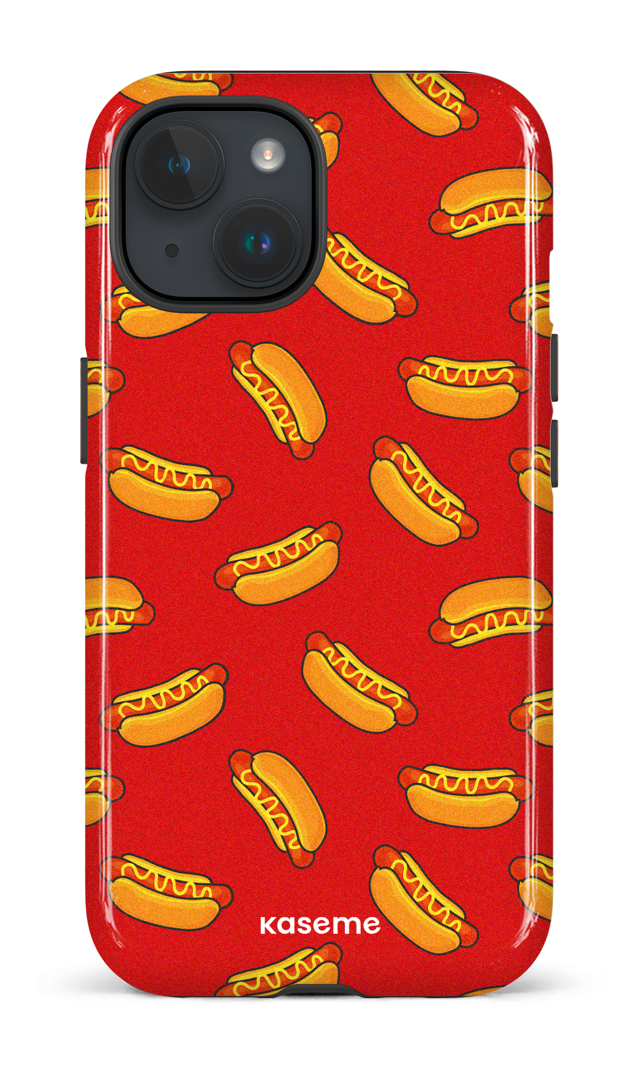 iPhone 15 Tough (Gloss) Steam Red -
