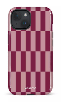 iPhone 15 Tough (Gloss) Structured Burgundy -