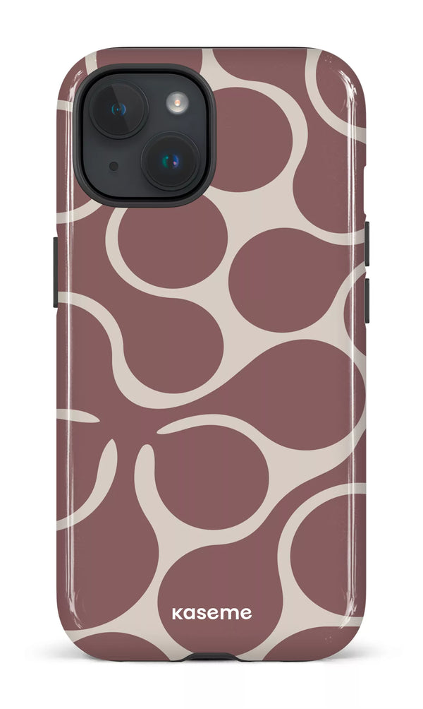 iPhone 15 Tough (Gloss) Unscripted Brown -