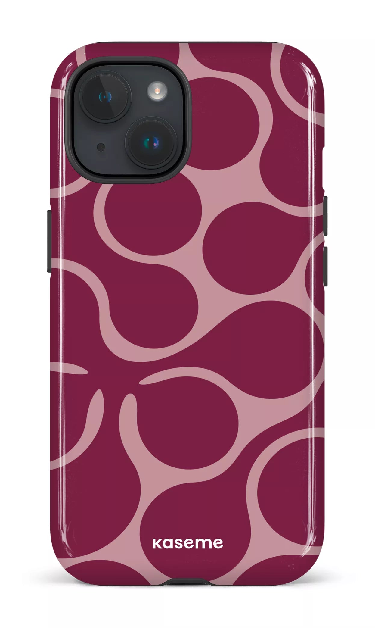 iPhone 15 Tough (Gloss) Unscripted Burgundy -