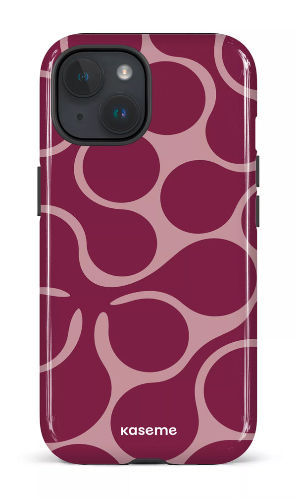 iPhone 15 Tough (Gloss) Unscripted Burgundy -