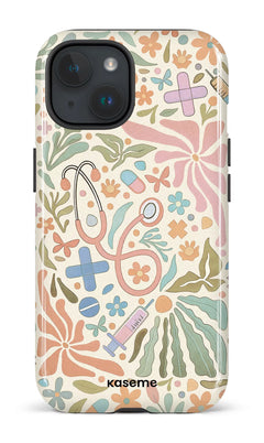 iPhone 15 Tough (Gloss) VitaBloom Beige -