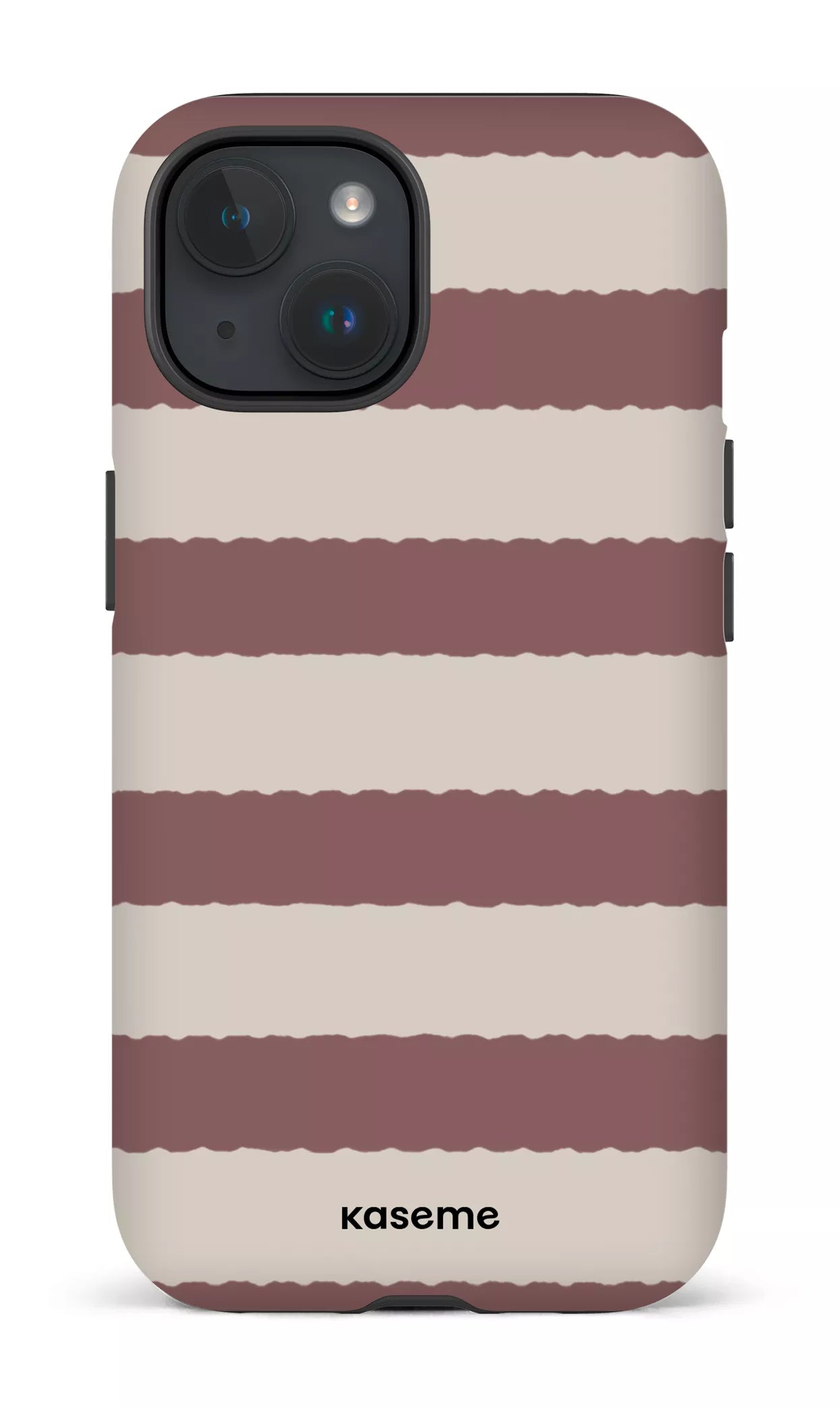 iPhone 15 Tough (Matte) Aligned Brown -