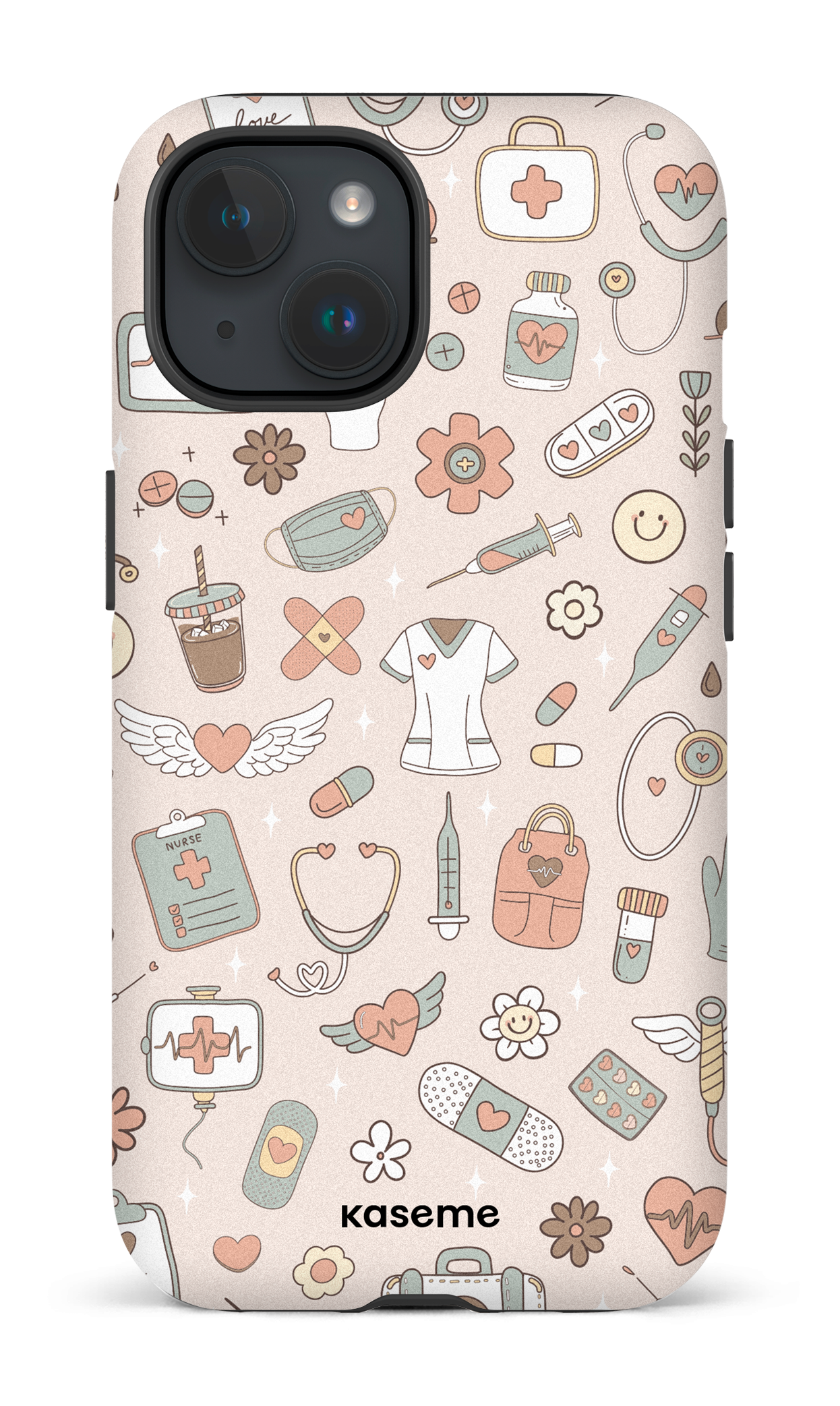 iPhone 15 Tough (Matte) Code Beige -