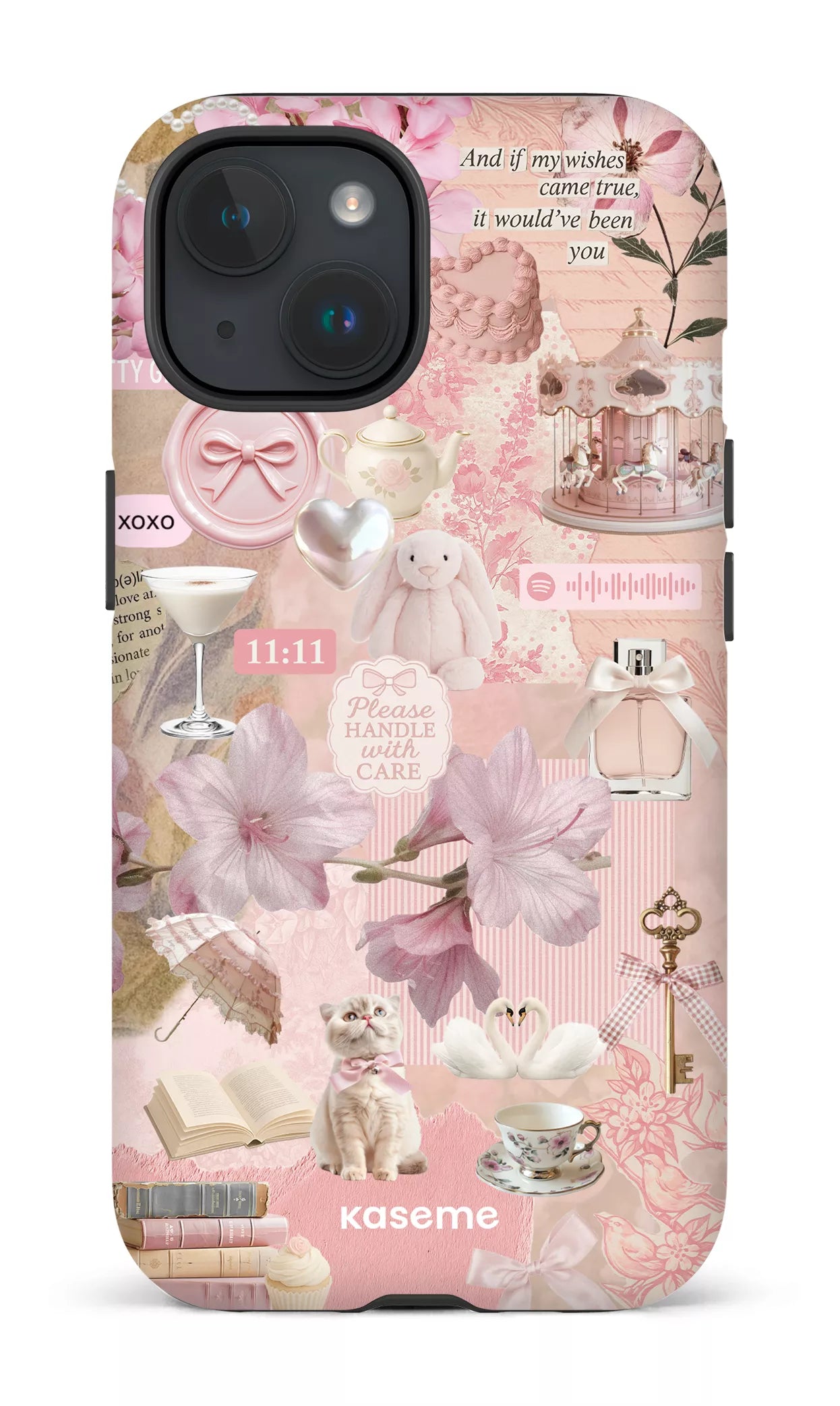 iPhone 15 Tough (Matte) Coquette Diary -
