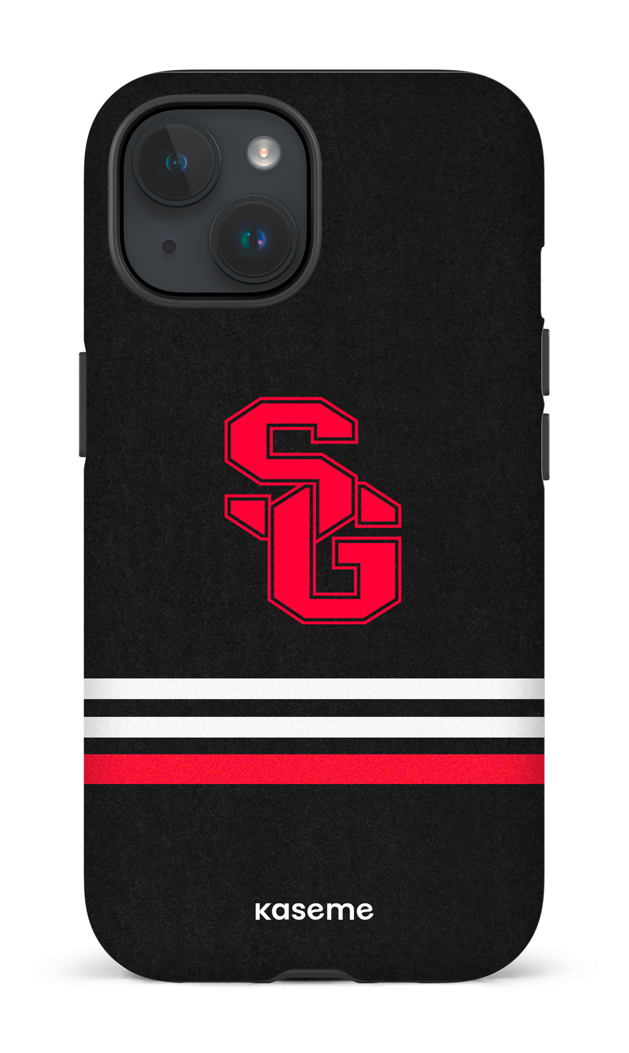 iPhone 15 Tough (Matte) Dragons PSG Noir -