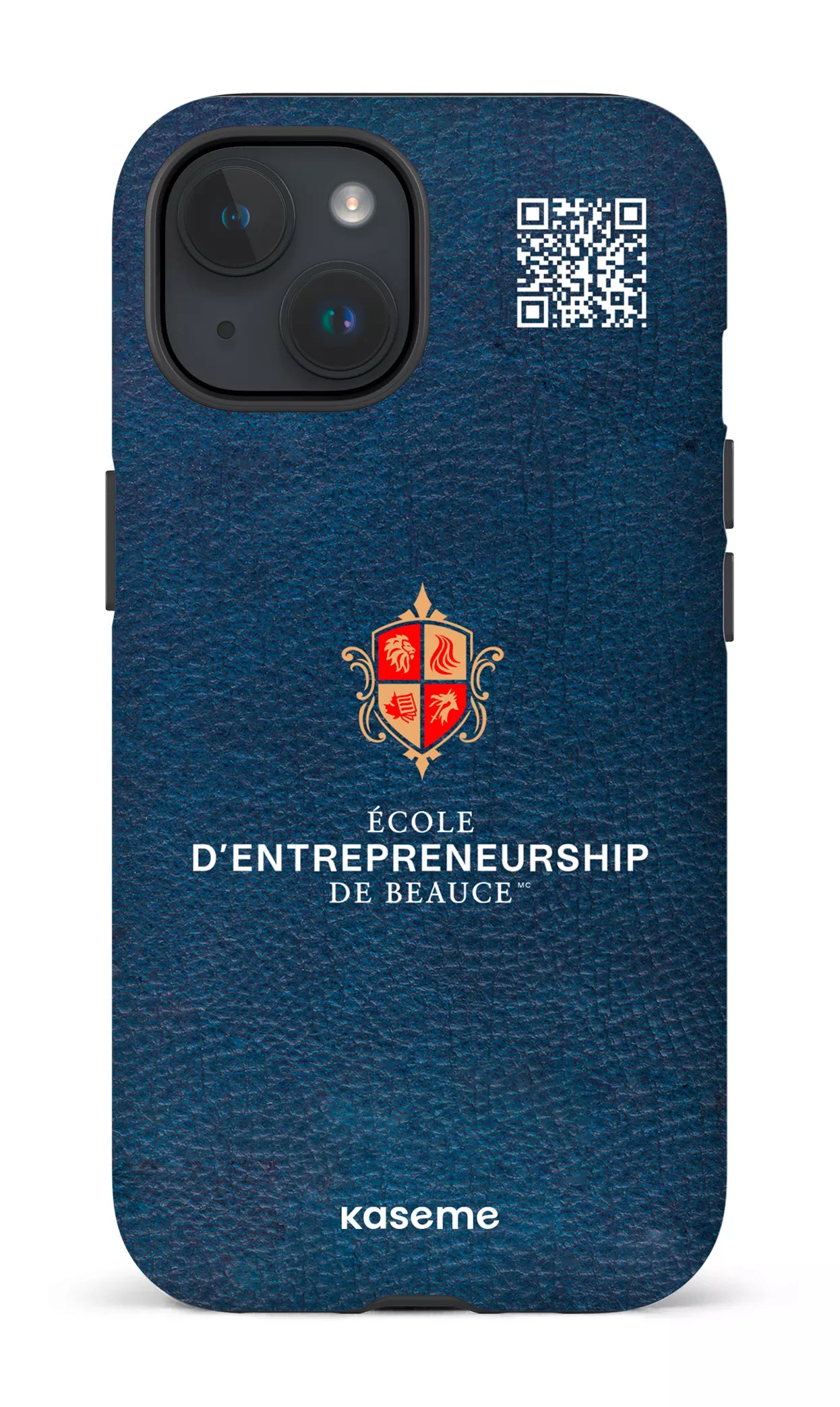 iPhone 15 Tough (Matte) EEB Bleu QR -