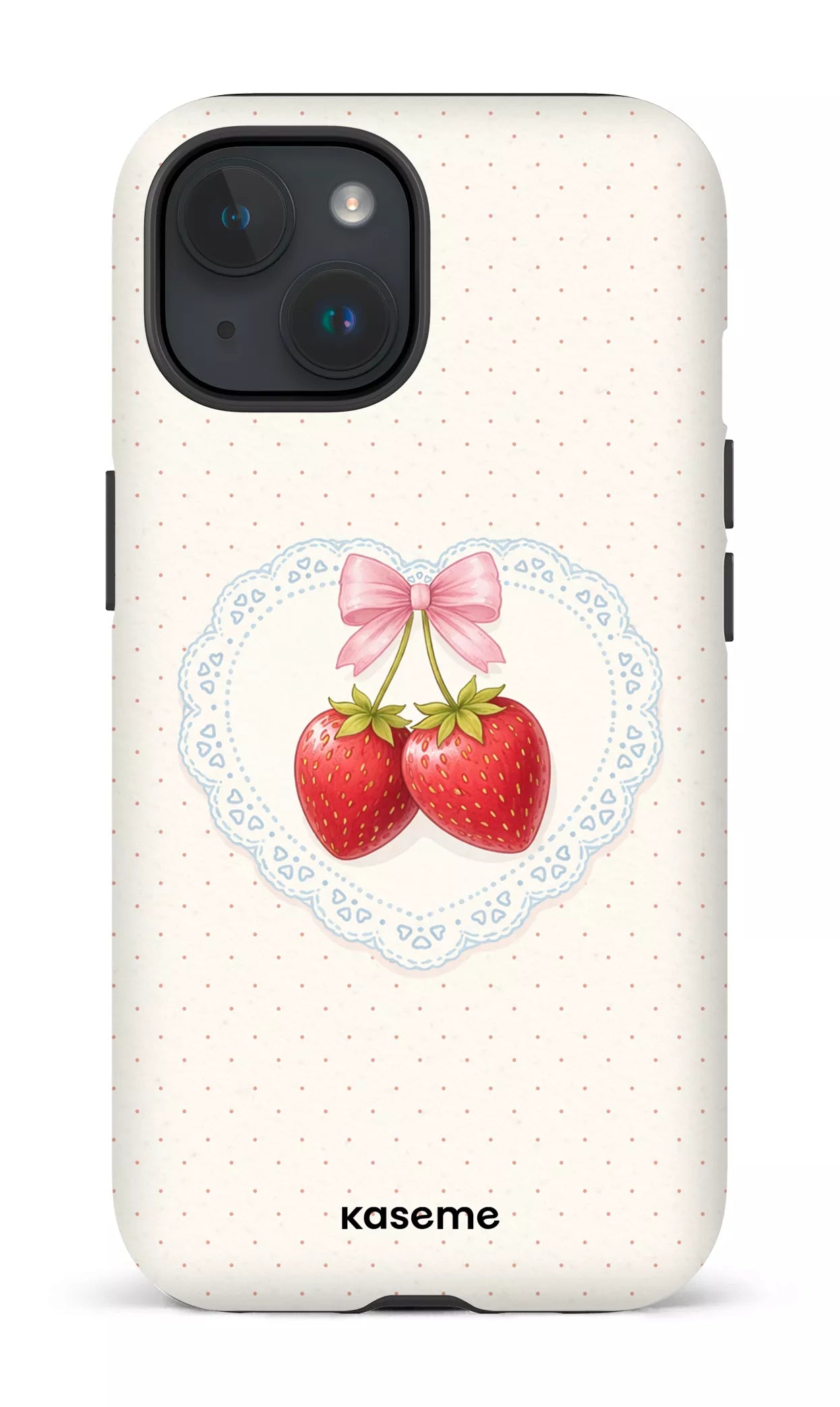 iPhone 15 Tough (Matte) Fresa Lace -