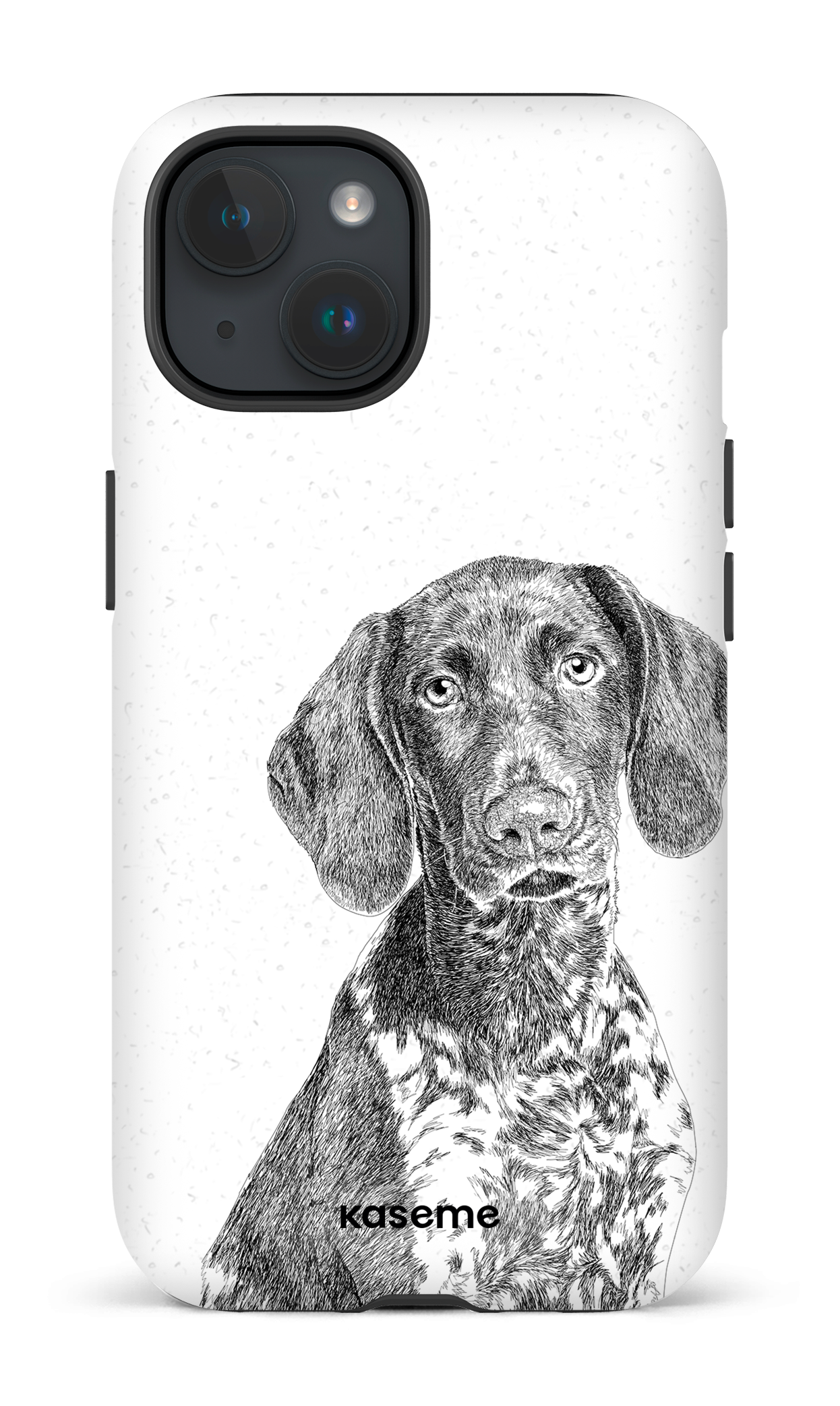 iPhone 15 Tough (Matte) German Short haired Pointer -