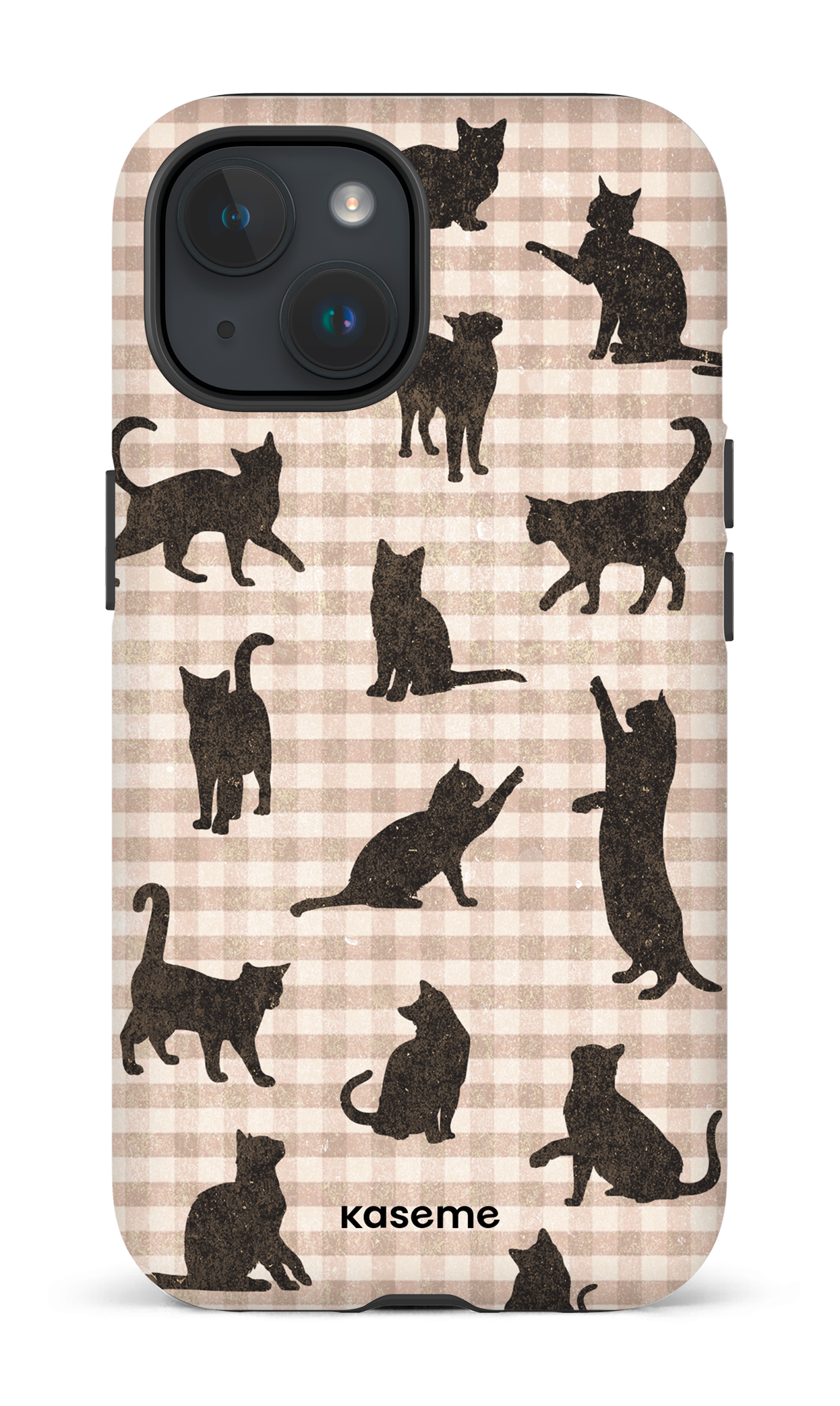 iPhone 15 Tough (Matte) Kitty Corner -