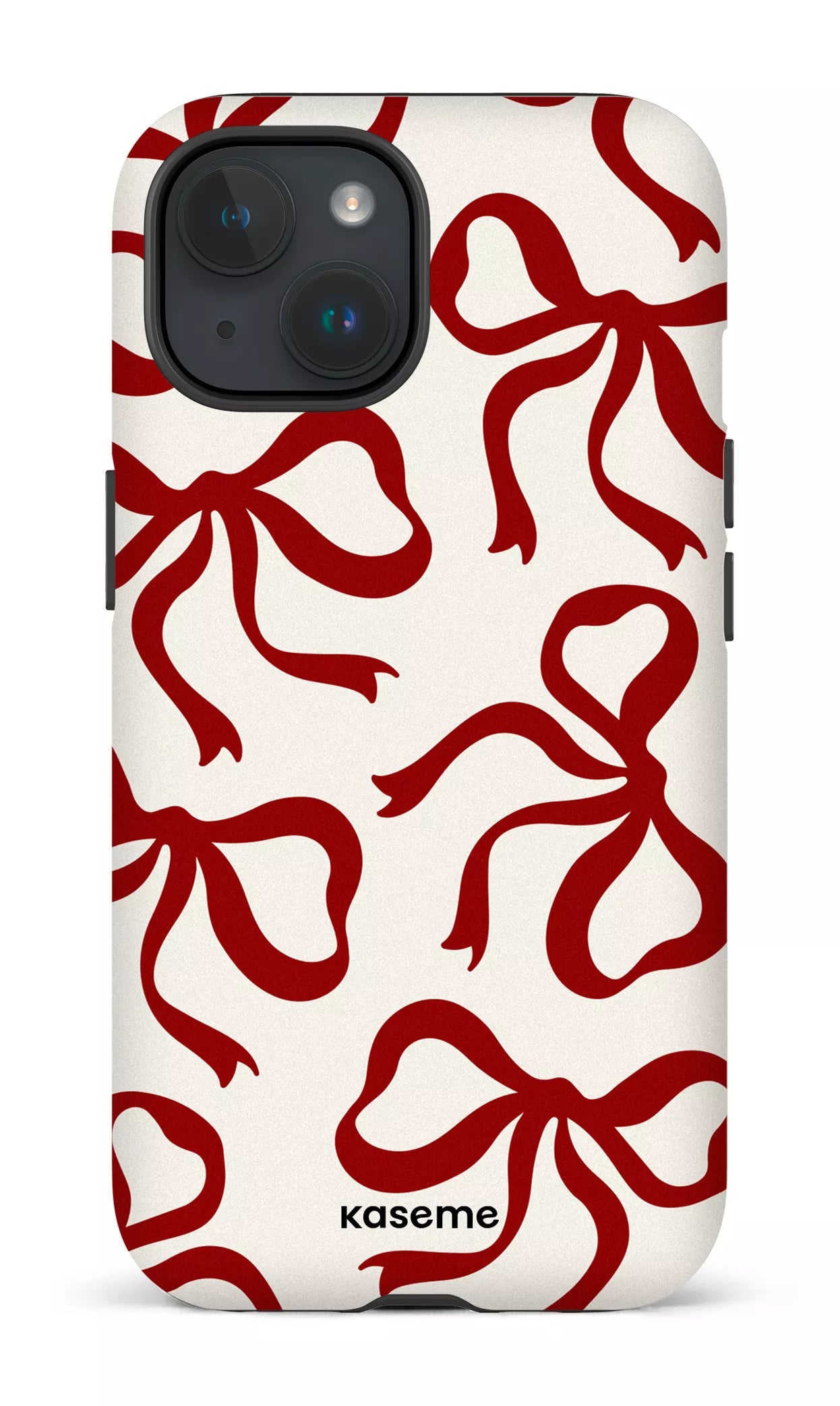 iPhone 15 Tough (Matte) Lace Burgundy -