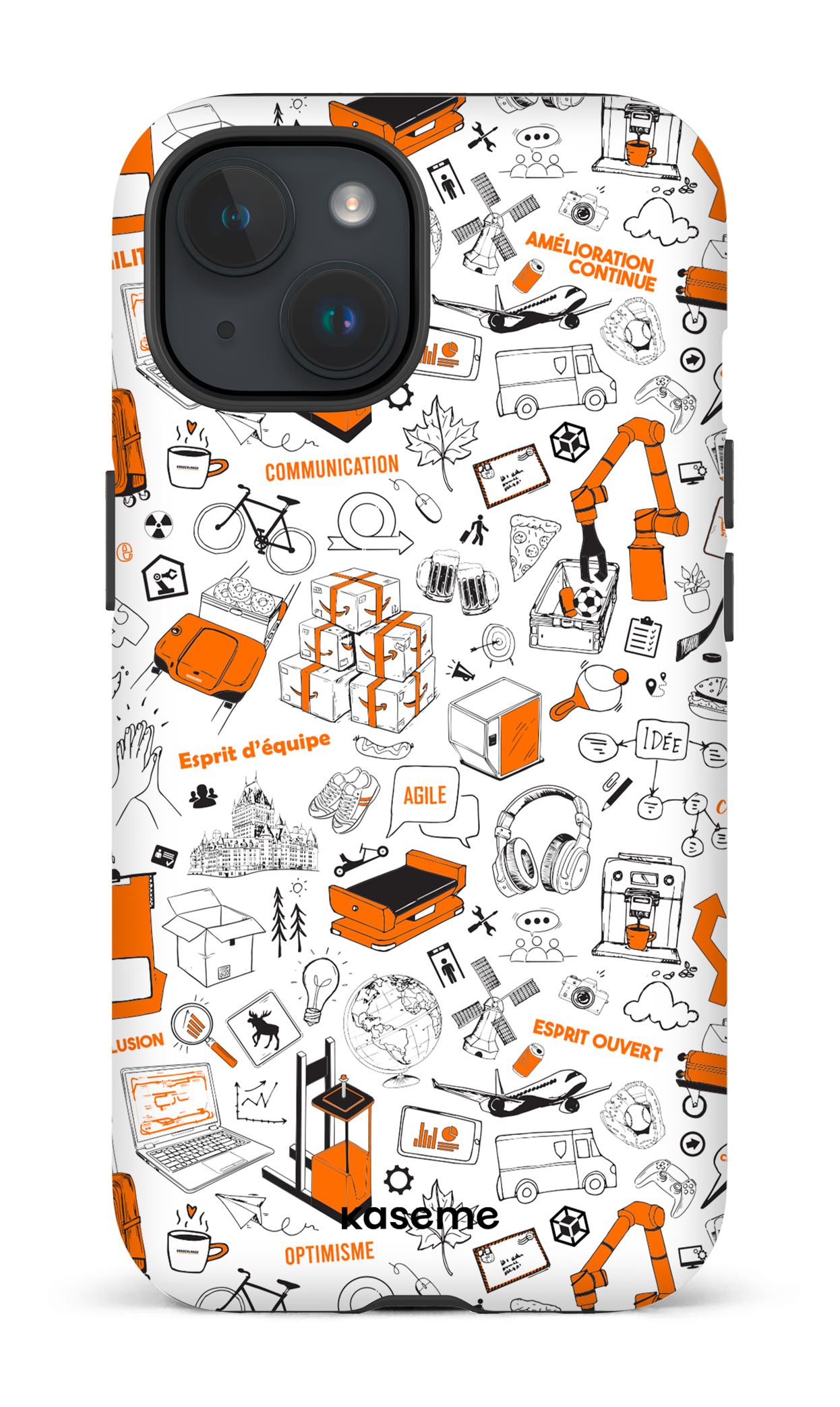 iPhone 15 Tough (Matte) Murale Vanderlande -