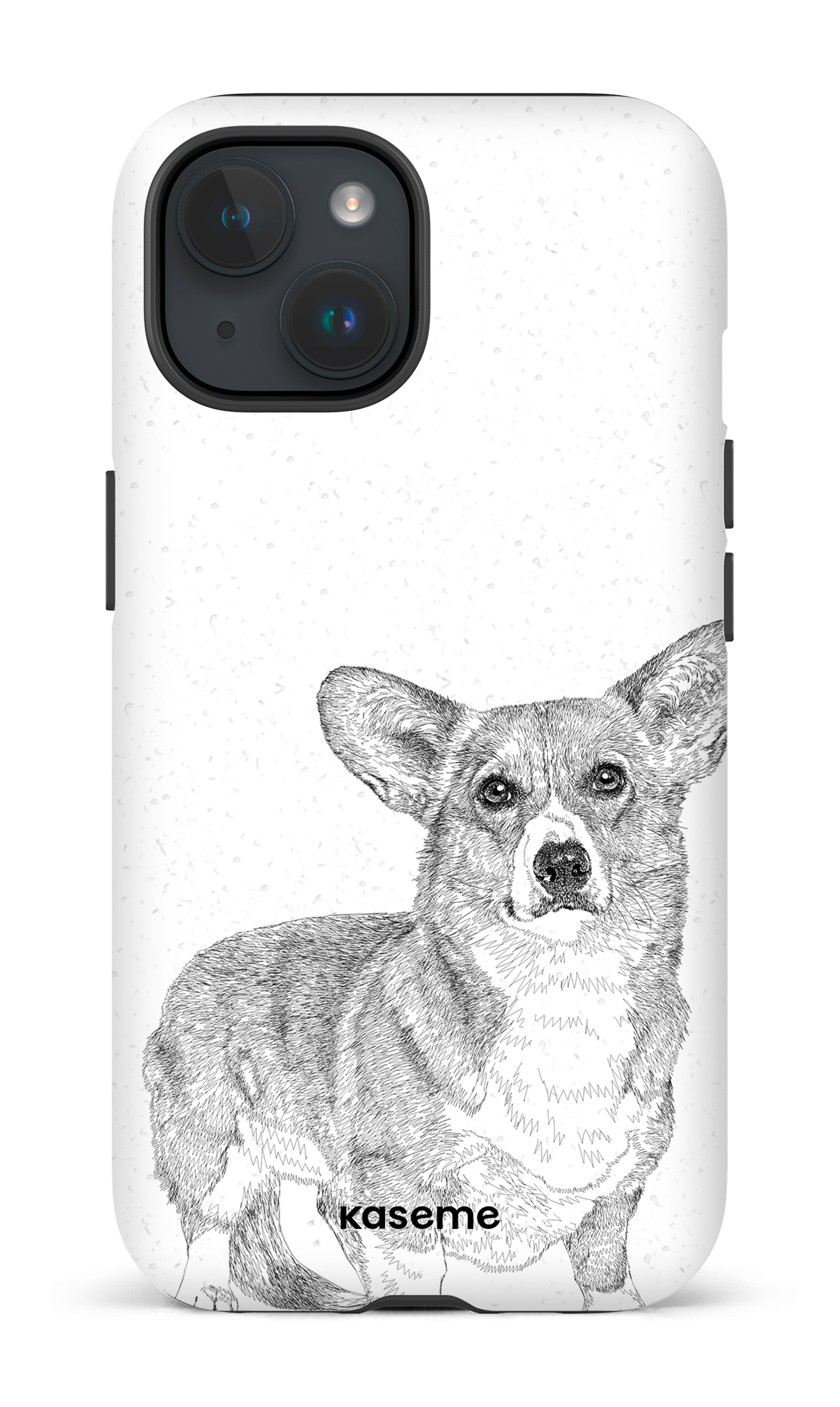 iPhone 15 Tough (Matte) Pembroke Welsh Corgi -