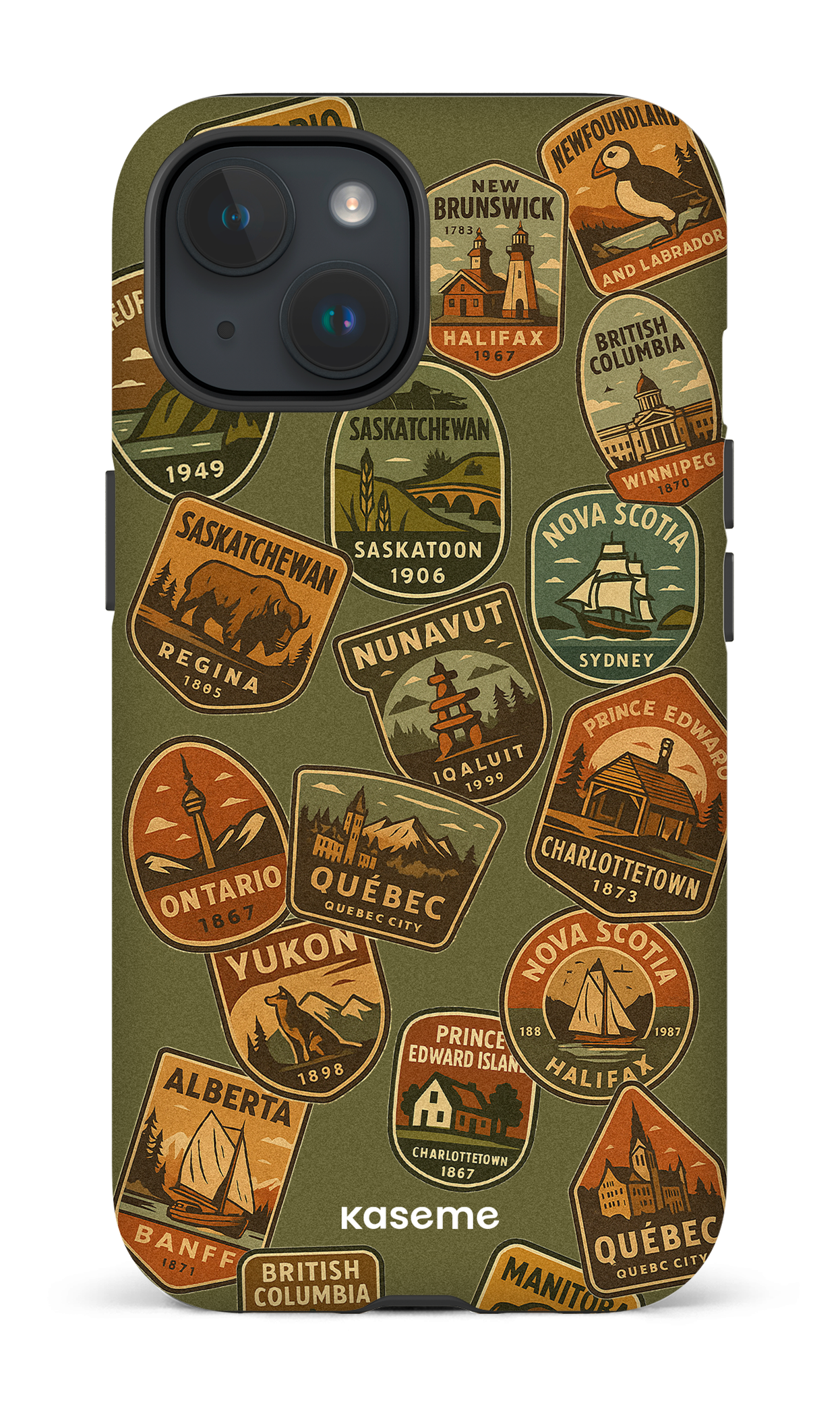 iPhone 15 Tough (Matte) Provinces -
