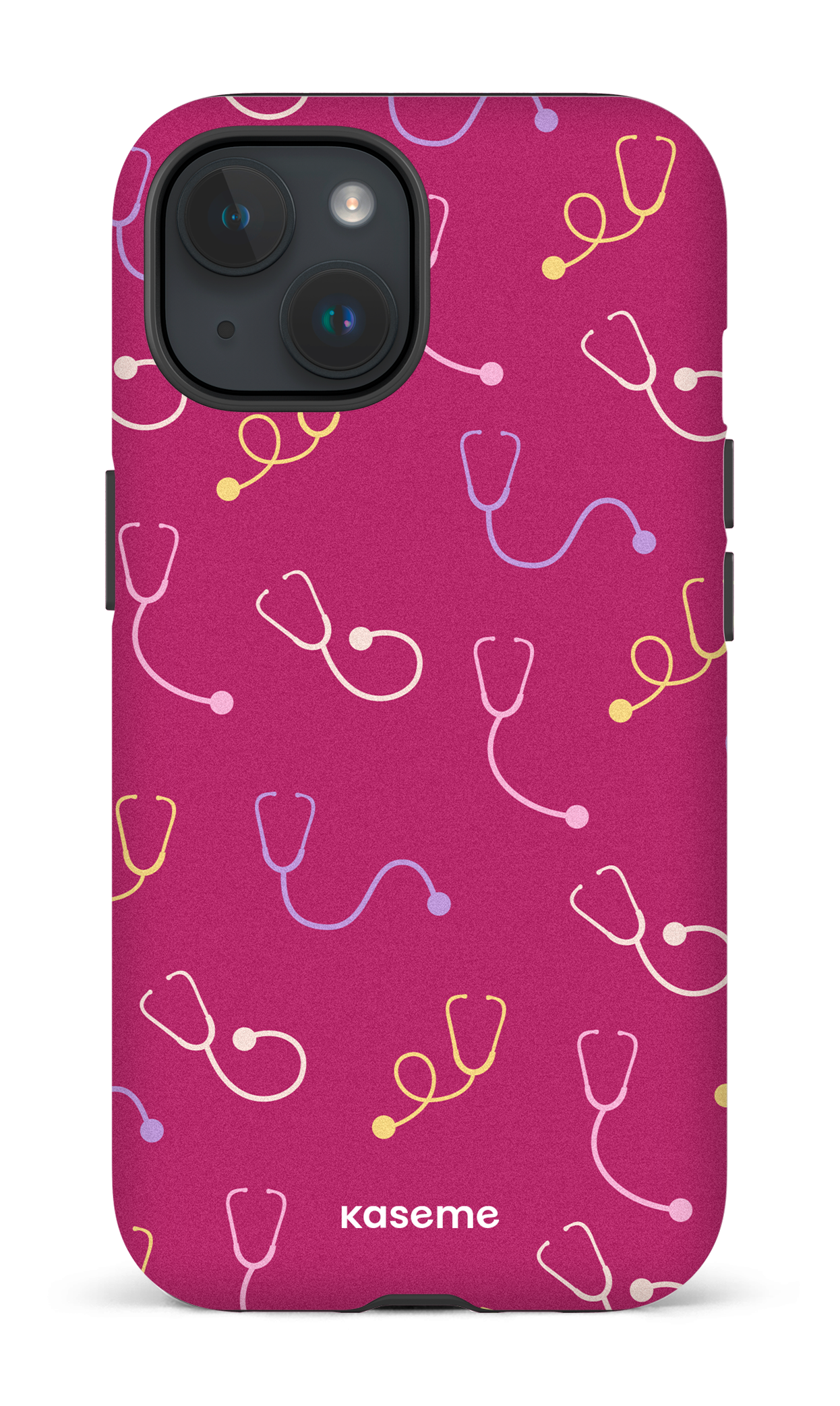 iPhone 15 Tough (Matte) Pulse Pink -