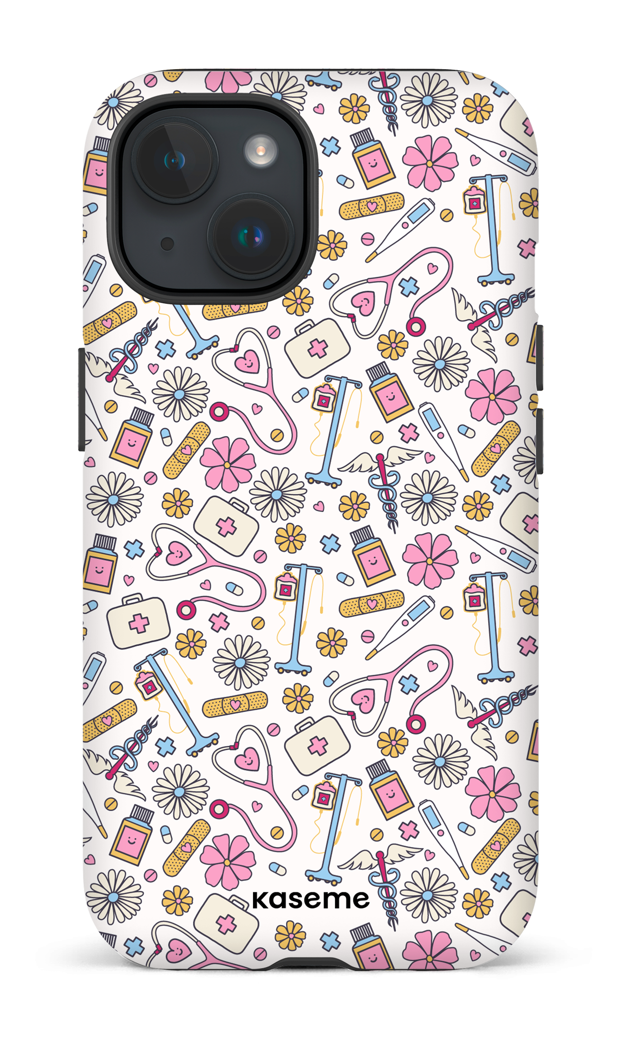 iPhone 15 Tough (Matte) Remedy Pink -
