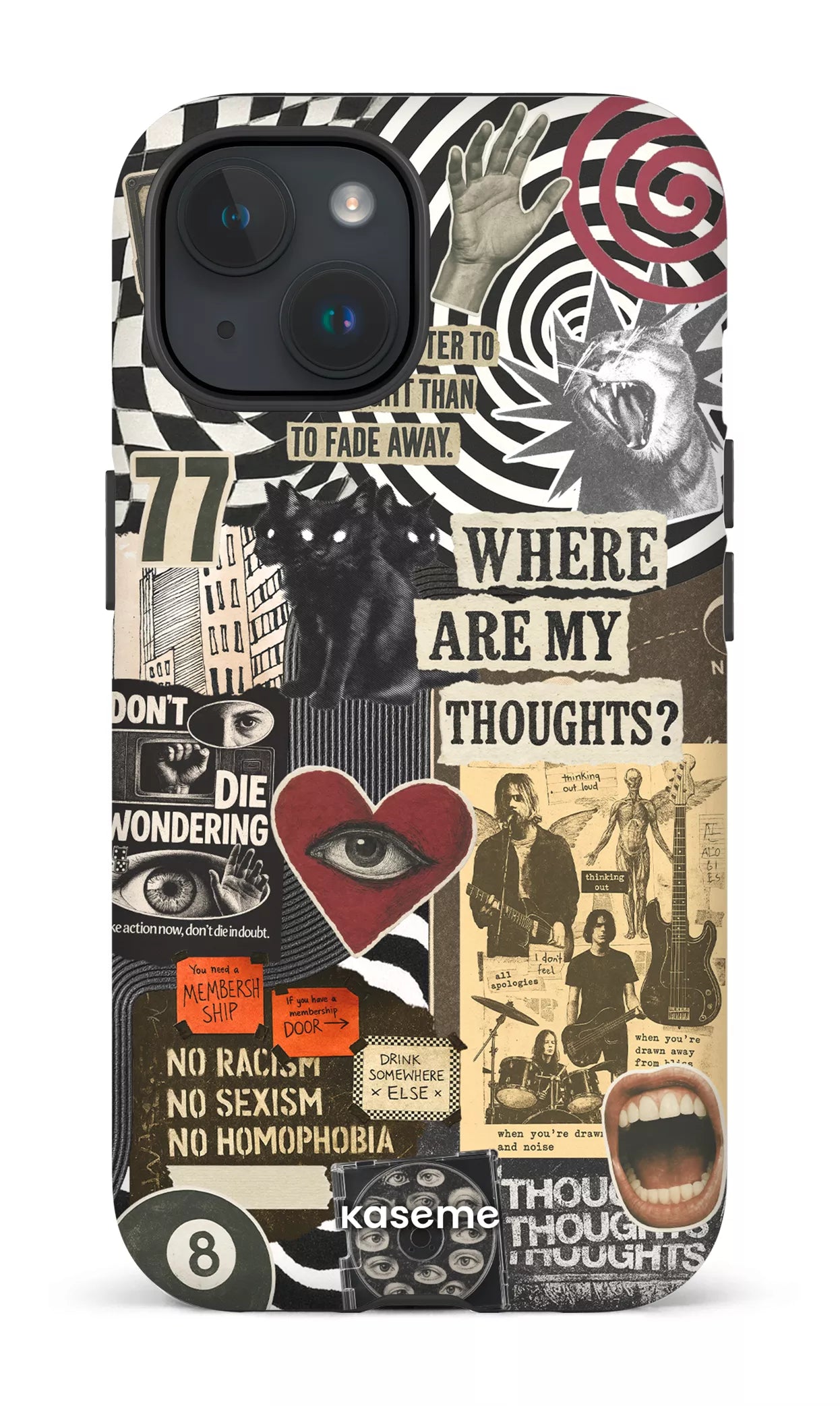 iPhone 15 Tough (Matte) Static Feelings -