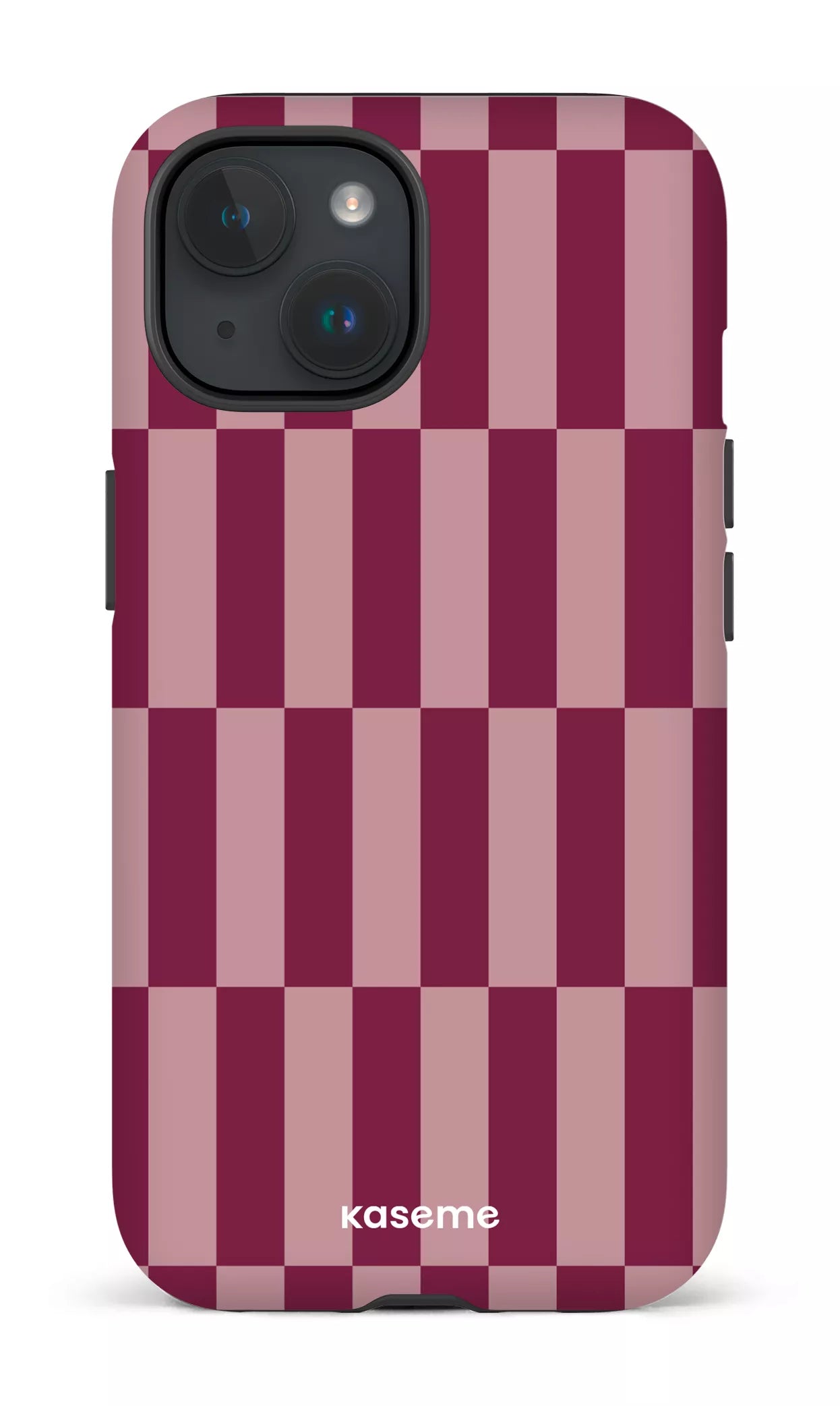 iPhone 15 Tough (Matte) Structured Burgundy -