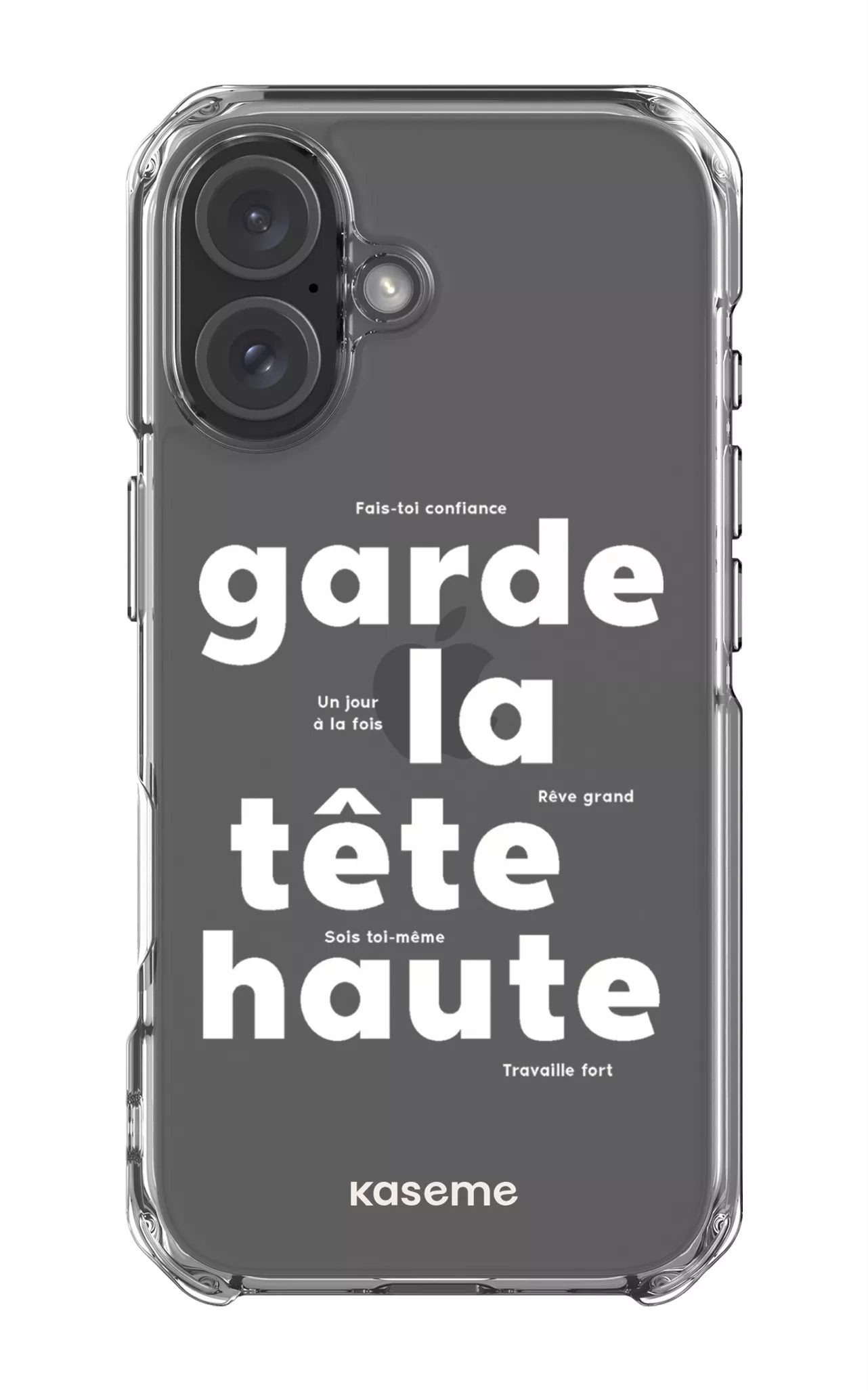 iPhone 16 Clear Case État d'esprit Clear Case -