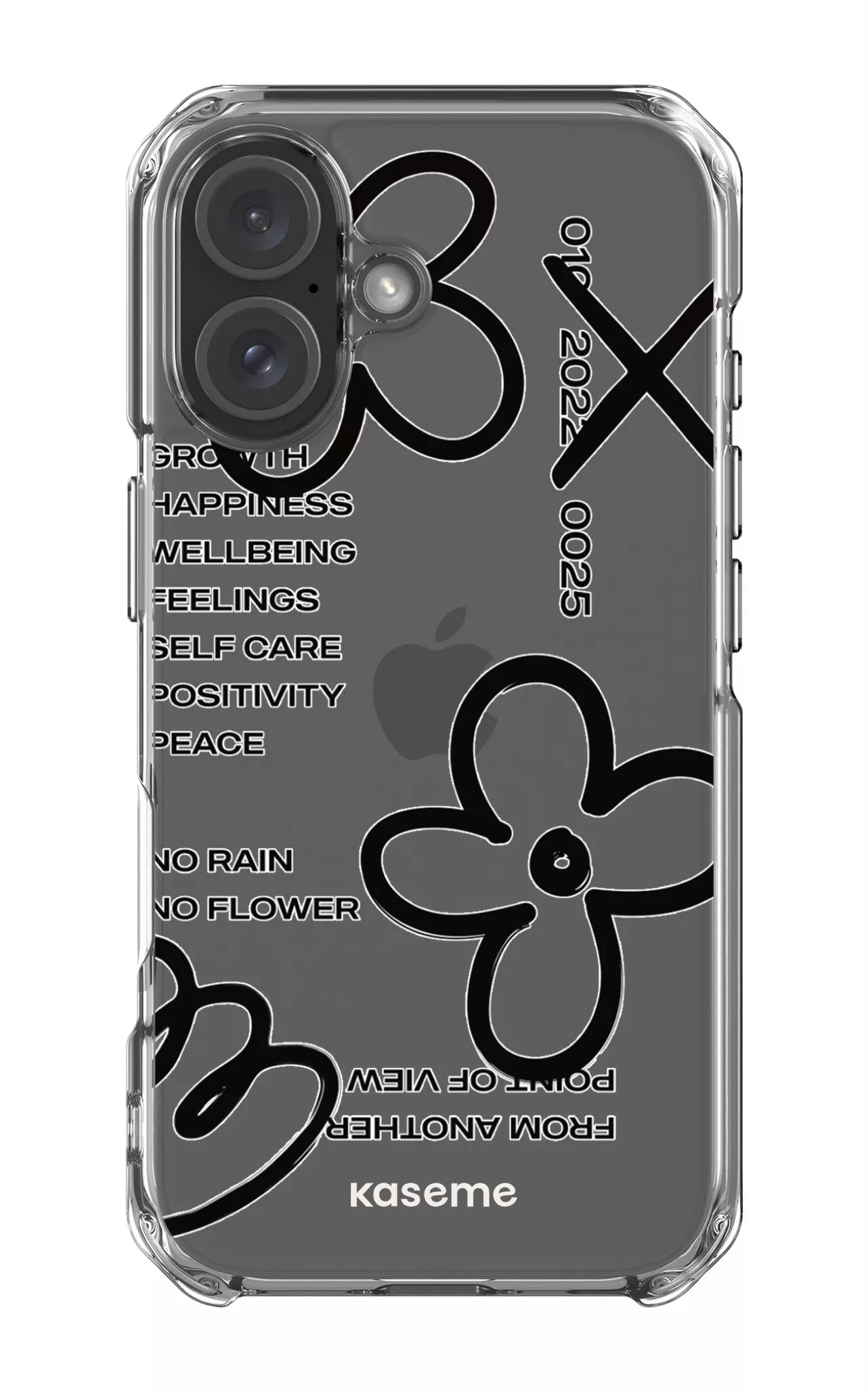 iPhone 16 Clear Case Feelings black Clear Case -