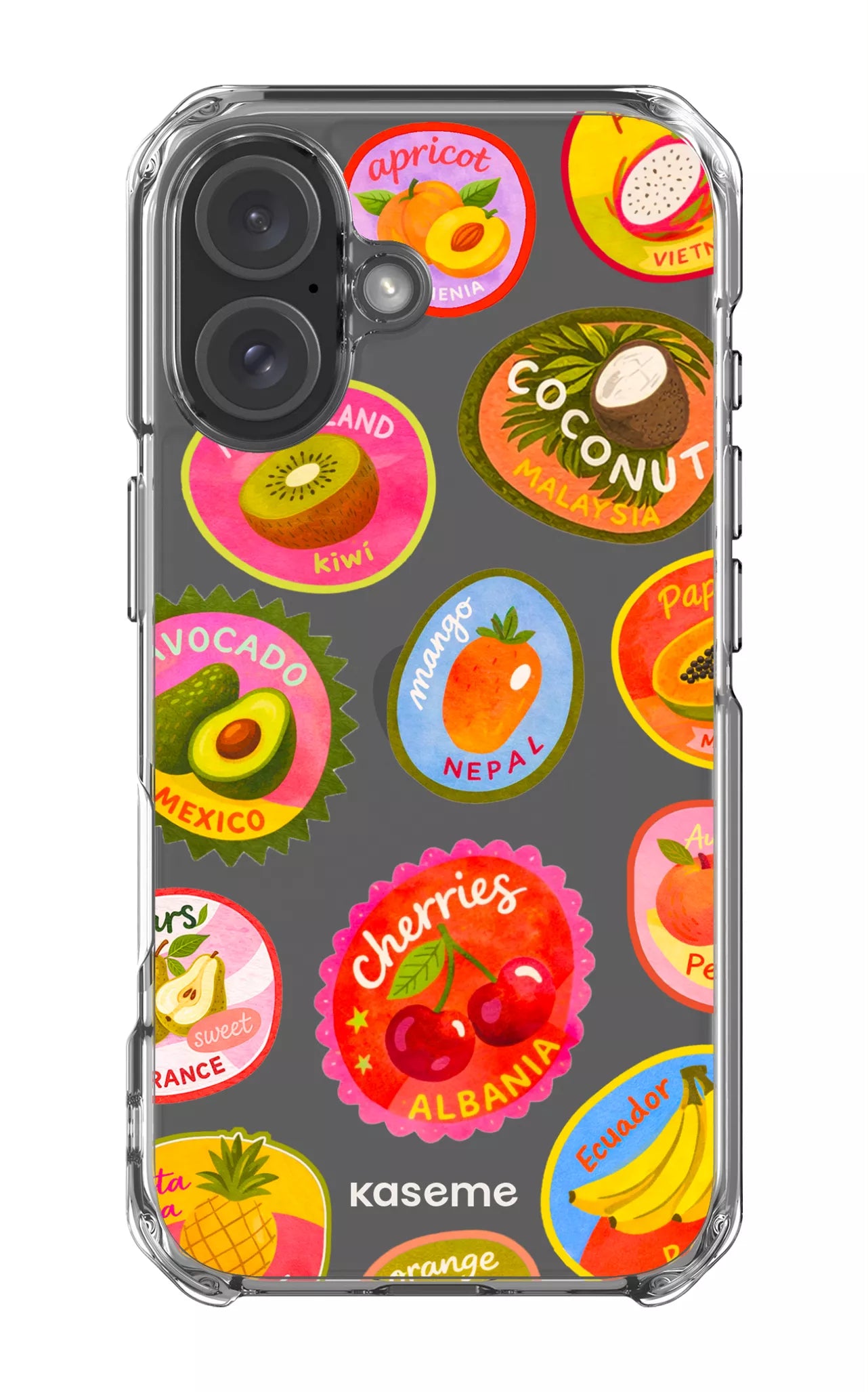 iPhone 16 Clear Case Frutti Clear Case -