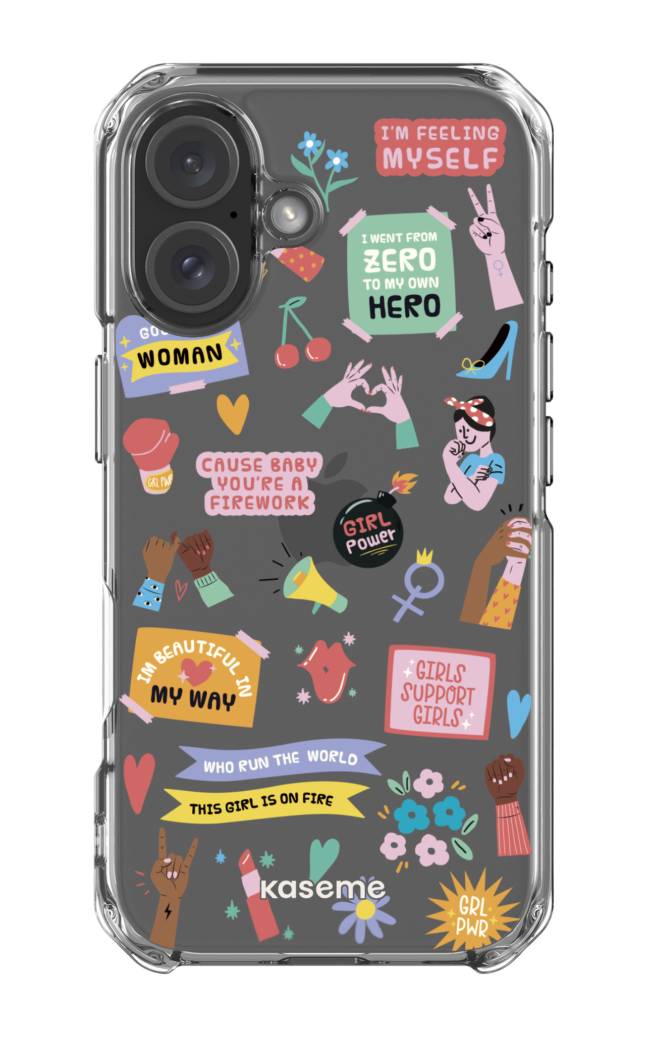 iPhone 16 Clear Case Girl Boss Clear Case -