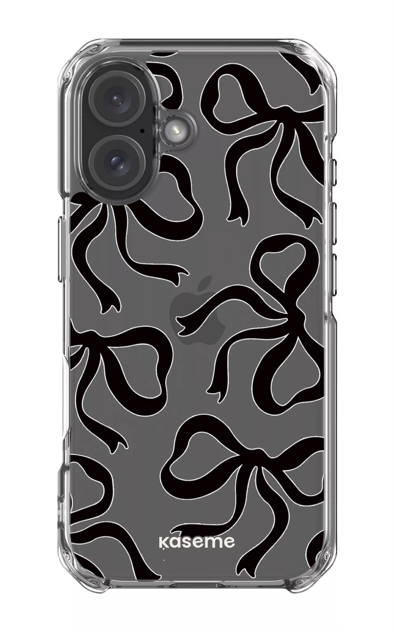 iPhone 16 Clear Case Lace Black Clear Case -