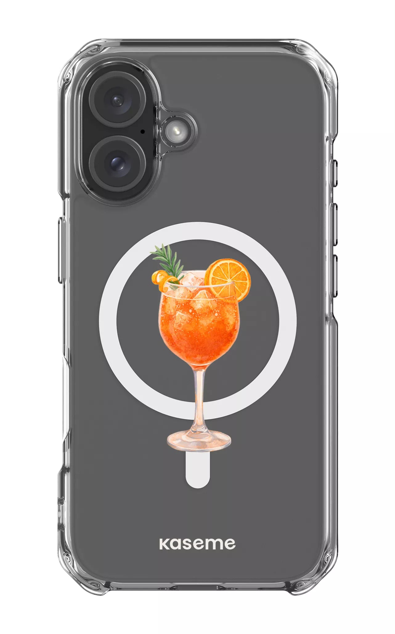 iPhone 16 Clear Case Magsafe Aperol Sunset Clear Case -