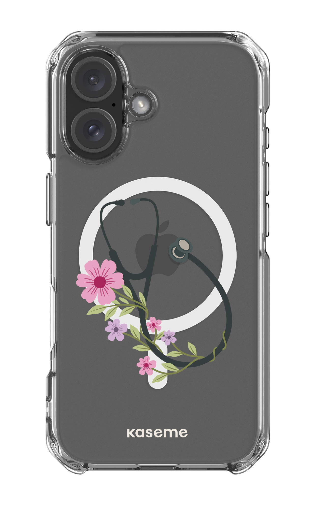 iPhone 16 Clear Case Magsafe Blossom Beat Clear Case -
