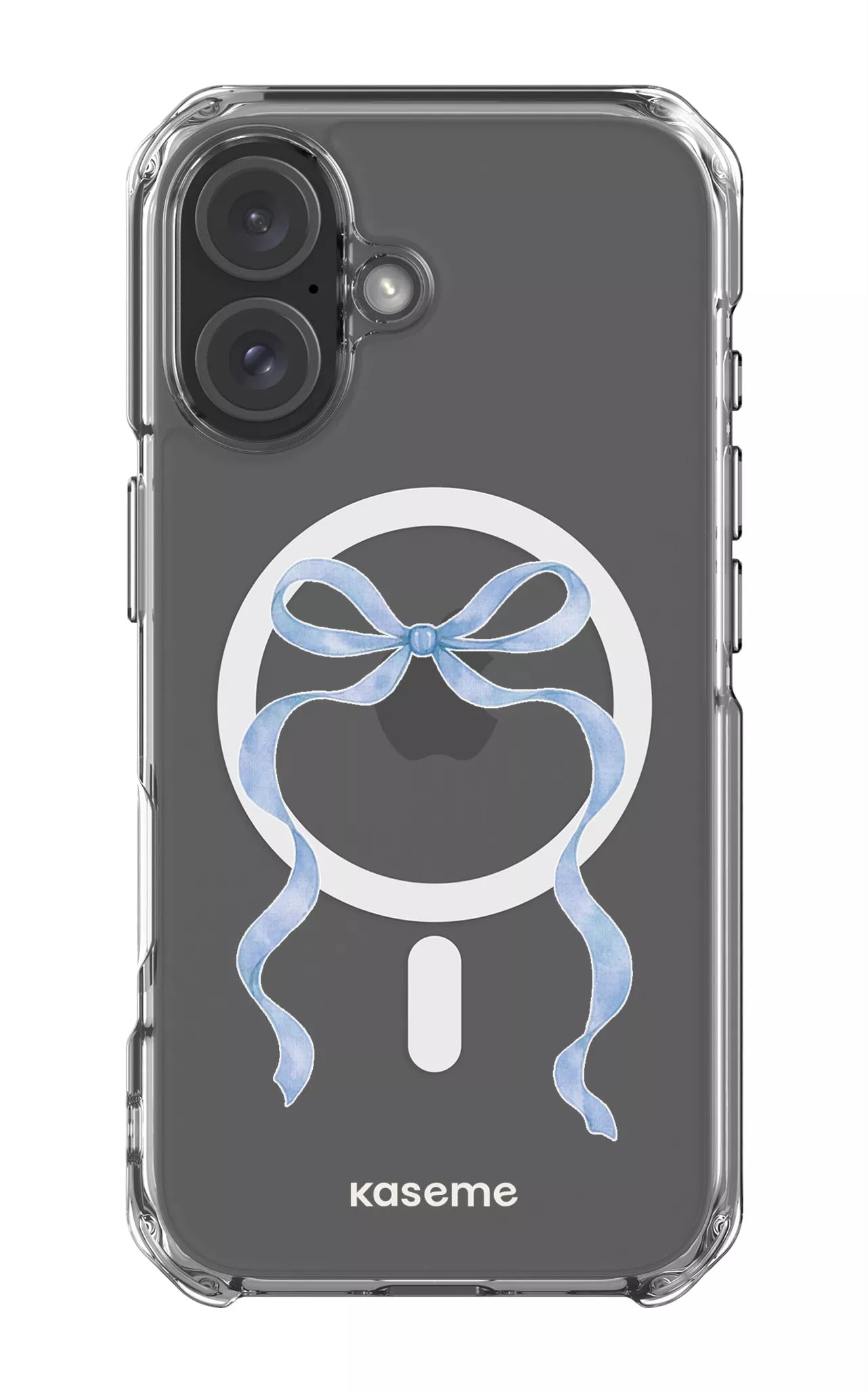 iPhone 16 Clear Case Magsafe Celeste Blue Clear Case -