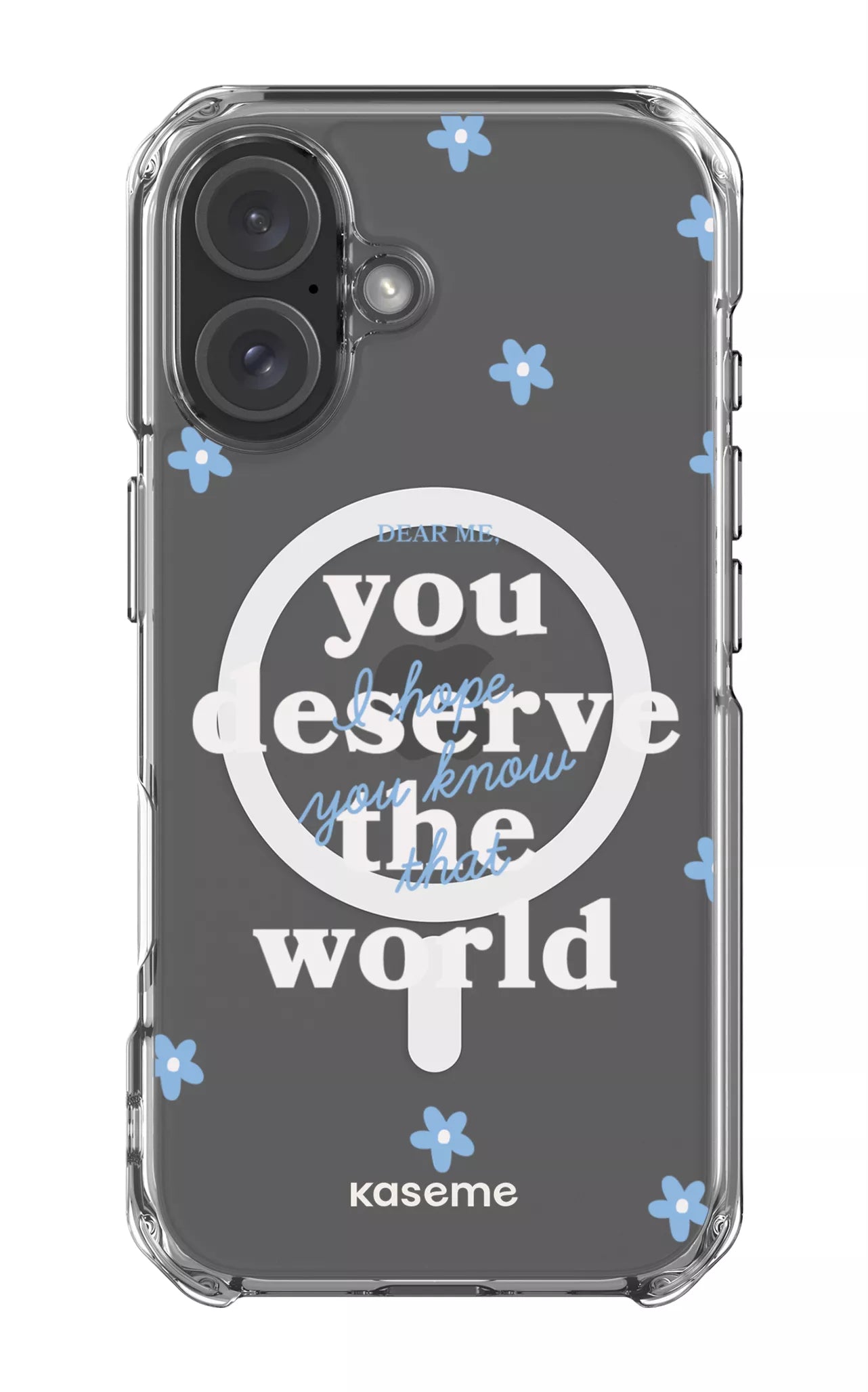 iPhone 16 Clear Case Magsafe Dear Me Clear Case -