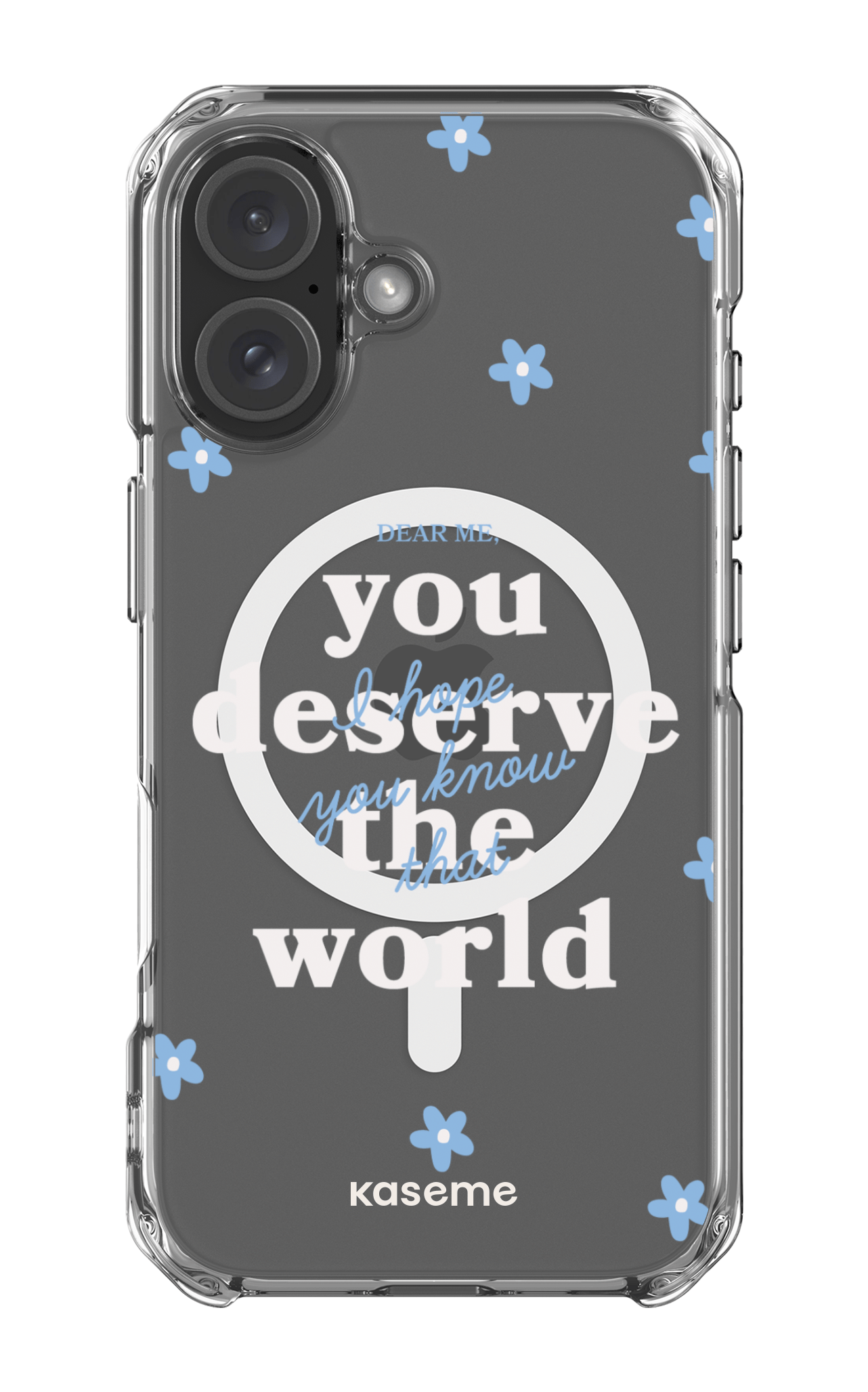 iPhone 16 Clear Case Magsafe Dear Me clear case -