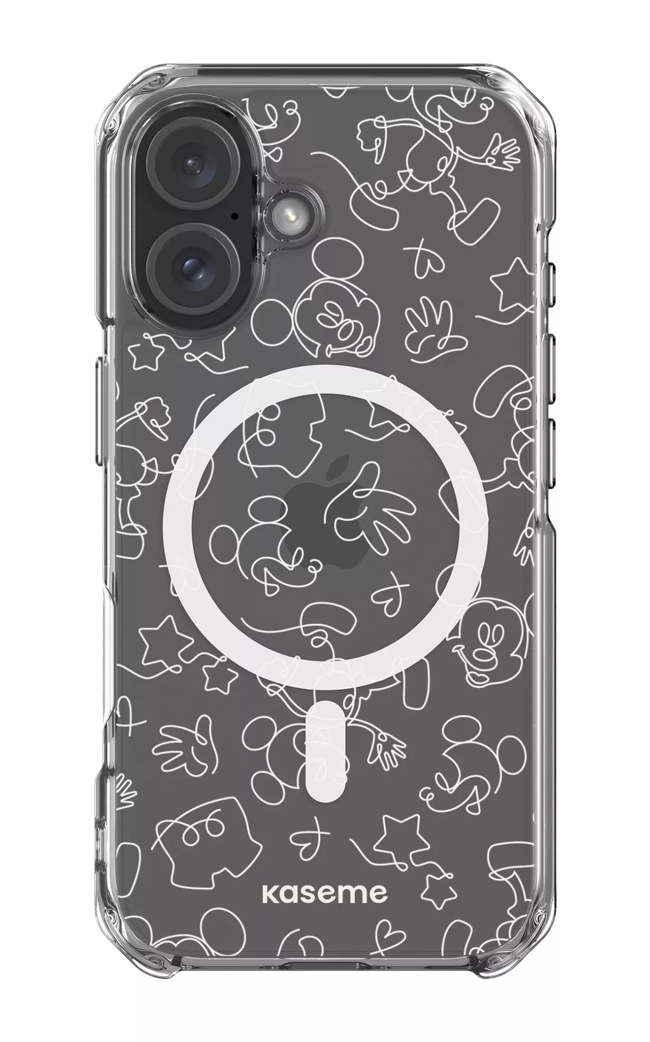 iPhone 16 Clear Case Magsafe Doodle Clear Case -